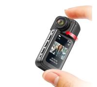 MZMZM Caméra d'action 2,7K, 1080P, Sport de Poche, Grand Angle 180°, enregistreur WiFi, Support magnétique(Black)