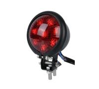 MZMZM Feux arrière 12V feu Stop Moto LED arrêt Moto feu arrière Rouge(Brown Black)