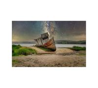 MZPOZB Fond D'Aquarium Autocollant de Fond d'aquarium, Affiche Bateau, décoration, Papier Peint Autocollant, arrière-Plan(40x80cm)