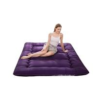 MZPOZB Futon 1 Place Matelas de Sol futon 54" x 80", Matelas Tatami épais, Couchage Pliable et Enroulable for dortoir garçons Filles(Purple)