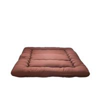 MZPOZB Futon 1 Place Matelas de Sol futon 54" x 80", Matelas Tatami épais, Couchage Pliable et Enroulable for dortoir garçons Filles(Coffee)