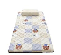 MZPOZB Futon 1 Place Matelas Pliable Noir Double for Chambre à Coucher, Type futon ou Tatami, idéal for Dormir au Sol(Color-17,90x200cm)