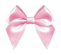 MZPOZB Lot de 50 nœuds en Ruban Satin, Accessoires décoration DIY, imprimés à Pois, Fleurs, 45 mm, Bord doré et argenté, 1,6 cm(Color-04)