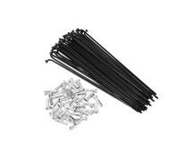 MZPOZB Rayon Velo Lot de 36 Rayons vélo en Acier au Carbone Noir, 14G, 125 mm, 135, 138, 171, 177, 185, 202, 205, 209(36pcs-202mm)