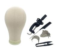 MZPOZB Support De Perruque Block Head Kit Training Mannequin Wig Head Display Styling Mannequin Manikin Head Wig Stand Wig Head Stand Porte Perruque(24 inch)