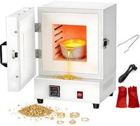 MZPPM Four Électrique À Haute Température 1150 ℃, Four De Fusion 2000 W, Four À Poterie, Four De Fusion for La Fabrication De Bijoux, Moulage De Cire, Poterie en Argile, Bricolage en Céramique