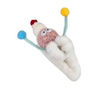 MZRAN Adorkable Pinces à cheveux avec clown moche pince à cheveux en fourrure antidérapante Mignon forte tenue Barrettes Outil de coiffure