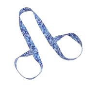 MZRAN Bande de yoga multifonction pour sangle de tapis et aide à l'étirement avec des impressions lumineuses, polyester solide, convient pour une utilisation en salle de sport