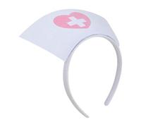 MZRAN Bandeaux de cosplay d'infirmière pour spectacles sur scène, bandeau à cheveux pour fête à thème pour jeux de rôle et performances sur scène
