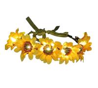 MZRAN Bandeaux floraux LED avec motifs de tournesol lumineux pour mariage et fête d'anniversaire