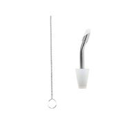 MZRAN Bec verseur d'eau de camping en silicone - Tuyau en acier inoxydable pour extraction de source de profondeur - Distributeur d'eau pliable