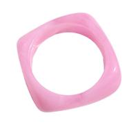 MZRAN Bracelet jonc carré coloré géométrique épais en résine irrégulière accessoires déclaration charme bijoux pour femmes bijoux géométriques tendance accessoires