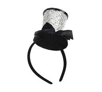 MZRAN Célébration Chapeau haut-de-forme Décoration Cerceau à cheveux en direct Broadcast Support de cheveux de Noël Fête Costume Couvre-chef pour tous