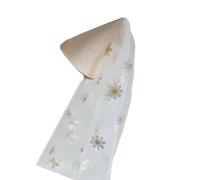 MZRAN Chapeau d'anniversaire en dentelle avec voile orné de fleurs - Chapeau de fête pour fille - Anniversaire de mariage - Photographie - Accessoire de fête