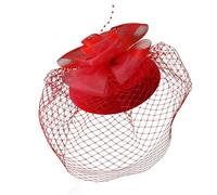 MZRAN Chapeau décoratif en maille douce avec clip de base robuste pour costumes, anniversaires, réunions de famille, accessoire de cheveux en tulle