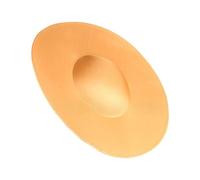 MZRAN Chapeau élégant en satin de soie pour mariages, fêtes et incidents formels avec bonnet en soie lisse, doré, taille unique