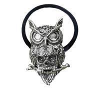 MZRAN Chouchous en corde à cheveux en forme de tête de mort, chouchou pour femme, bandeau punk 3D, vintage, pour adolescentes, pour queue de cheval, cosplay