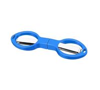 MZRAN Ciseaux de poche multifonctionnels, outil de coupe de ligne, outil de coupe en acier au carbone, résistant à la rouille, portable et pliable pour l'extérieur