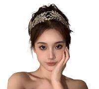 MZRAN Couronne de princesse en alliage avec strass Postiche léger et pratique pour enfants et adultes