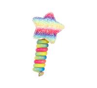 MZRAN Élastique à cheveux en spirales pour femme - Cordon tendance - Étoile colorée - Esthétique - chouchou pour queue de cheval