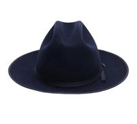 MZRAN Élégant chapeau de cowboy français pour femme, carnaval, festival, rassemblement formel, chapeau de bande pour adulte unisexe