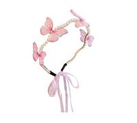 MZRAN Élégant serre-tête papillon couronnes pour anniversaire, mariage, reine pour filles, spectacle, fête costumée