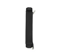MZRAN Étui à stylos avec bandes élastiques réglables pour carnet de notes à couverture rigide en cuir PU, Noir
