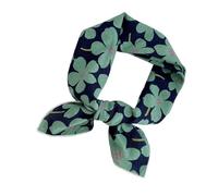 MZRAN Foulards en coton et lin pour femme - Petite écharpe carrée respirante et légère - Foulard élégant - Cadeau pour femme, D, Taille unique