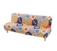 MZRAN Housse de futon confortable et pliable pour canapé convertible et facile à ranger sans accoudoirs, s'adapte à la plupart des canapés standard