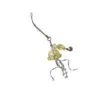 MZRAN Jellyfish Sangle de téléphone avec pendentif en acrylique pour les amoureux de la mer et les créateurs de tendances