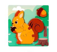 MZRAN Jouet puzzle assorti en bois pour enfants - Jeu éducatif de développement cognitif - Énigmes d'apprentissage sans danger pour les enfants