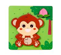 MZRAN Jouet puzzle assorti en bois pour enfants - Jeu éducatif de développement cognitif - Énigmes d'apprentissage sans danger pour les enfants