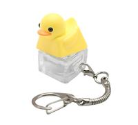 MZRAN Keyboards Companion Keyboards Companion Keycaps Petit porte-clés en forme de canard pour bureau Soulagement du stress Résine à presser pour adultes