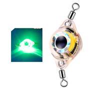 MZRAN Leurres de pêche à la traîne - Appâts LED - Leurre clignotant - Cuillères lumineuses - Qualité compétition - Lumière œil de poisson