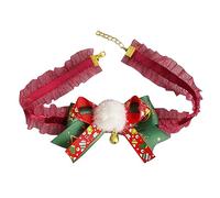 MZRAN Lolitas Pince à cheveux de Noël avec chapeau/cerf en bois de cerf Accessoires pour cheveux faits à la main pour petites filles et femmes