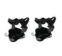 MZRAN Lot de 2 ceintures de pêche confortables réglables pour pêche en eau salée/eau douce, Noir , taille unique