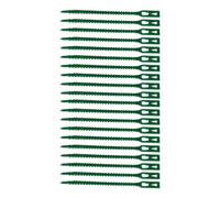 MZRAN Lot de 20 attaches de jardin en arête de poisson - Longueur réglable - 13 cm, 17 cm, 23 cm - Réutilisables - Pour jardinage en plein air