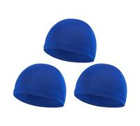 MZRAN Lot de 3 casquettes de cyclisme respirantes pour enfants - Doublure légère - Séchage rapide - Pour activités de plein air - Doublures de casque de vélo pour enfants, bleu marine, Taille unique
