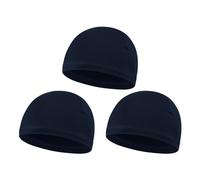 MZRAN Lot de 3 casquettes de cyclisme respirantes pour enfants - Doublure légère - Séchage rapide - Pour activités de plein air - Doublures de casque de vélo pour enfants, bleu marine, Taille unique