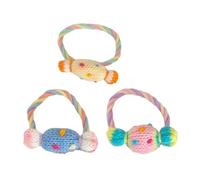 MZRAN Lot de 3 élastiques à cheveux doux colorés pour filles, pour l'école, le travail ou les sorties décontractées
