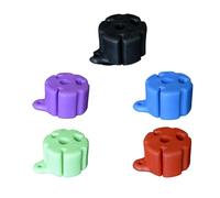 MZRAN Lot de 5 attaches flexibles pour canne à pêche - Élastiques antidérapants - Fixation pour cannes à pêche - Support durable en eau salée