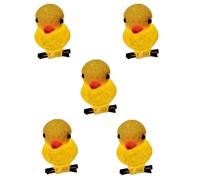 MZRAN Lot de 5 fermoirs fantaisie lumineux en forme de canard pour les amateurs de fêtes et de festivals de musique