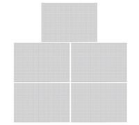 MZRAN Lot de 5 joints carrés en maille pour pots de fleurs - Pour bonsaïs - Pour le fond des plantes