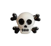 MZRAN Mini pince à cheveux en forme de crâne/aile/croix pour filles chaudes, barrettes à cheveux punk, queue de cheval pour adolescentes et filles