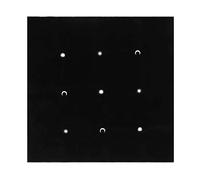 MZRAN Nappe carrée en flanelle pour jeu de cartes de jeu de société Astrologie pour Oracle Pad Nappe de table de divination