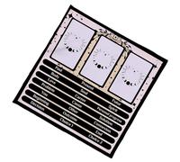 MZRAN Nappe de tarots - Carte de lecture - Astrologie - Divinations - Tapisserie murale - Décoration murale - Cartes de tarots - Nappe spirituelle