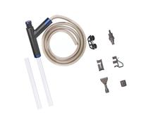 MZRAN Nettoyeur manuel pour réservoir de poissons, contrôle du flux modifiable pour tourne-disque, facile à utiliser, pour la collecte des débris, pour aquariums domestiques, transportables