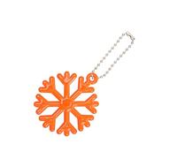 MZRAN Pendentif réfléchissant flocon de neige double face réfléchissant pour enfants pendentifs réflecteurs cadeaux de fête pendentifs réflecteurs