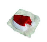 MZRAN Perruque de lion pour chien avec chapeau de Noël et barbe