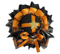 MZRAN Pince à cheveux gothique pour fille - Ras du cou - Chapeau melon - Ailes de chauve-souris - Coiffe d'Halloween - Serre-tête